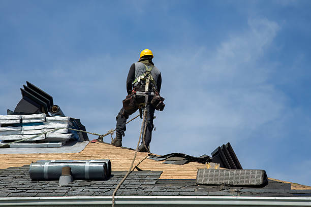 Professional Roofing technician working in Brooks, MN